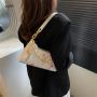 Flower Printing Women'S Bags Shoulder Bag Pure Color Handbag Tote Bag Pu Leather Handbag Manufacturer Customize