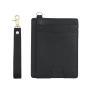Customized Slim RFID Blocking Wallets Genuine Leather Minimalist Card Case With Zip Pocket Leather Credit Card Holder