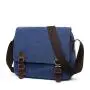 MGB034 Men's Single Shoulder Bags Canvas Vintage Messenger Crossbody Business Mobile Phone Bag Sling Casual Black Men Bag