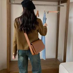 2024 Design Bag Women's New Fashion Casual Pu Leather Single Shoulder Crossbody Small Square Bag Sac A Main