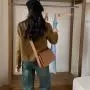 2024 Design Bag Women's New Fashion Casual Pu Leather Single Shoulder Crossbody Small Square Bag Sac A Main