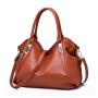 2024 Fashionable Soft Leather Large Capacity One Shoulder Crossbody Bag