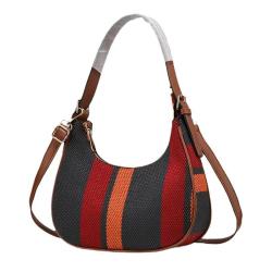 XL126 Imported Crossbody Bag For Women Shoulder Bag Luxury Colour Clash Handbag Large Capacity Ladies Tote Bag