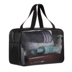 Gelory Factory Wholesale Shower Supplies Storage Bag Portable Mesh Tote Bag Storage Cosmetic Bag