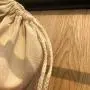 Custom Logo Printed Cotton Linen Jute Bag With String
