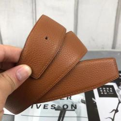 Custom Designer Luxury High Quality Genuine TOGO Cowhide Leather Waist H Belts For Men With Removable Prong Buckles Famous Brand