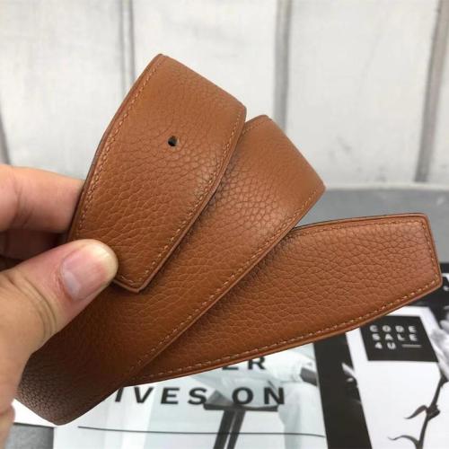 Custom Designer Luxury High Quality Genuine TOGO Cowhide Leather Waist H Belts For Men With Removable Prong Buckles Famous Brand