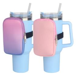 SN034 New 40oz Tumbler Cup Bag With Zipper Water Bottle Bag Outdoor Sports Water Bottle Portable Cup With Protective Cover