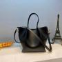 Fashion Casual Shoulder Genuine Leather Crossbody Bag Houndstooth Cosmetic Bag Vintage Women Bucket Hand Bags