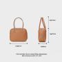 Popular Products 2024 Classy Custom Logo Genuine Cow Leather Handbags For Women New Fashion Female Crossbody Shoulder Bags