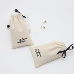 Eco-Friendly Singer String Canvas Cotton Drawstring Gift Jewelry Bag Skincare Bag Cosmetic Makeup Dust Canvas Pouch