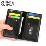 CUIKCA Fashion Lychee Pattern PU Leather Men's Wallet Business ID Bank Credit Card Holder ID & Card Holders Name Card Cases