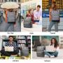 Free Sample Women Men Travel Backpacks 14/15.6/17 Inch Business Computer Bag with USB Port College School Bags Laptop Backpacks