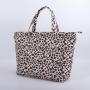 New Trending Custom Design Tote Handbags Female Travel  Large Capacity Shopping Waterproof Nylon Leopard Fashion Cute Handbags