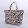 New Trending Custom Design Tote Handbags Female Travel  Large Capacity Shopping Waterproof Nylon Leopard Fashion Cute Handbags