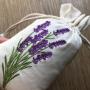 Custom Embroidery Logo Cotton Muslin Drawstring Packing Bag Cotton Gift Packing Pouch