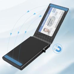 Slim bifold pop up wallet minimalist wallet for sale