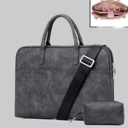 New Trend Women's Briefcase Laptop Bag Waterproof Messenger Bag with Crossbody Design PU Leather Cover With Big Discount