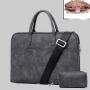 New Trend Women's Briefcase Laptop Bag Waterproof Messenger Bag with Crossbody Design PU Leather Cover With Big Discount
