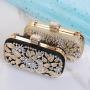 Exquisite rhinestone flower clutch bags bridal bag party crossbody handbag formal occasion evening bags for woman