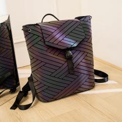 LOVEVOOK fashion Boutiques backpack school bags girls geometric luminous backpack travel women backpacks