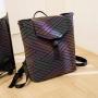 LOVEVOOK fashion Boutiques backpack school bags girls geometric luminous backpack travel women backpacks