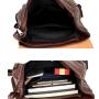 2024 Custom Hot Selling Crazy Horse Leather Backpack Bag For Retro Men