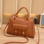 2024 Retro Women's Shoulder Messenger Bag New Fashion Spring and Summer Joker Handbag Single Strap Portable
