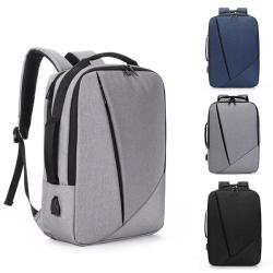 KBW762 New Business Travel Shoulder Bag Suitcase Printed Logo USB Oxford Waterproof Outdoor Laptop Backpack Student Schoolbag