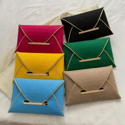 New women's clutch bag fashion wallet handbag pu envelope bag factory price
