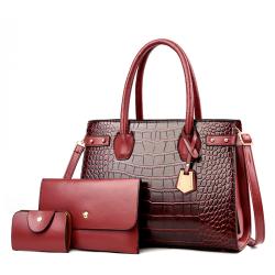 Factory Custom Bags Handbag For Women Luxury Womens Handbags And Purses  Bolsos Crocodile Grain Female Bags Tote Bag Leather