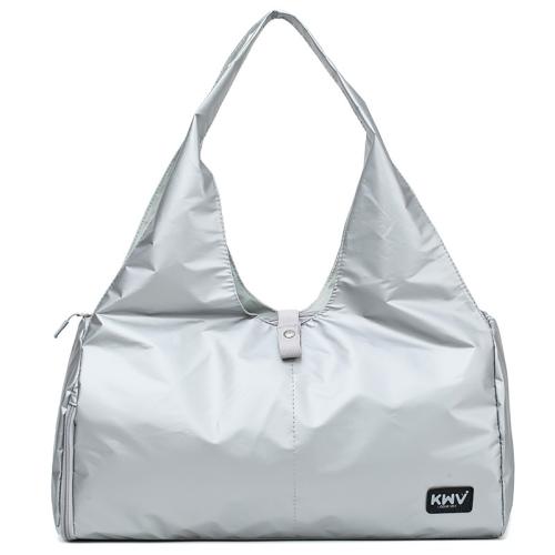 Custom Logo Waterproof Foldable Sports Gym Yoga Bag Travel Duffel Bag with Dry Wet Shoes Compartment for Women