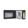 Slim card wallet RFID blocking carbon fiber leather wallet for men