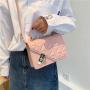 Fasctory Wholesale 2024 Fashionable Handbags Messenger Bags Solid Color Embossed Leather Single Shoulder Crossbody Bag for Women