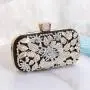 Exquisite rhinestone flower clutch bags bridal bag party crossbody handbag formal occasion evening bags for woman