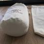 Custom Hot Transfer Logo Cotton Linen  Drawstring Bag Round Bottom Cotton Linen Gift Pouch