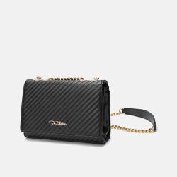 China Factory  2024 Hot selling Women Clutch bag High Quality Pu Leather lady Stripe Shoulder bags fashion DC Handbags for women