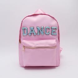 Keymay Hot Sale RTS Back to School Gift Personalized Chenille Varsity Letter Girl Book Bags Children Backpack School Bags