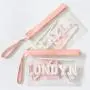 Multi-color Transparent Pouch Can Be Diy Chenille Letter Cosmetic Bag Wholesale Cheap File Bag Storage Transparent Travel Bag