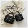 Rhombic grid embroidered thread fashionable mini small bag for women, handbag, new style for summer, shoulder crossbody