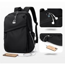 XL350 Customized Logo WITH USB Durable Computer Bag Fashion Waterproof Wearable Lightweight Laptop Backpack Shoulder Bag