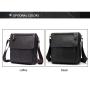 ZWY308 New Vintage Genuine Leather Crossbody Bag Men Fashion Daily Business Waterproof Shoulder Bag Wholesale Travel Organizer
