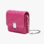 2022 Stylish Girls Lady Purse Rhombic Stitching Card Holder Wallets Women Sling Metal Chain Pouch Portable Girl Small Wallet