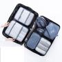 Custom Logo 8 Pcs/set Luggage Storage Bag Travel Clothes Bags Packing Cubes Travel Luggage Sets For Women Men
