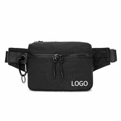 custom print wholesale outdoor waterproof large smell proof sport waist fanny packs nylon belt bag for men women
