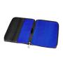 Vegan leather zipper card holder folio customized leather gift zipperd padfolio