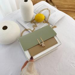 2023 New Small Square Metal Lock Bag With Button Fashion Alligator Pattern Messenger Bag China Wholesale PU Ladies Shoulder Bag