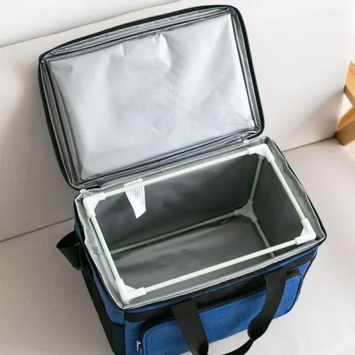 High Capacity Soft Cooling Tote Cooler Bag With Strap for Adult Men Women Food Keep Fresh Storage Package  Insulated Lunch Box