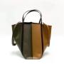 Newest Fashion Genuine Leather Women Tote Bags Shoulder Clutch 2 pcs handbag