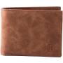 Vintage Style Short Section Men Wallet Pu Leather ID Card Wallet Male Coin Purse Front Pocket Wallet for Men Women Polyester OEM